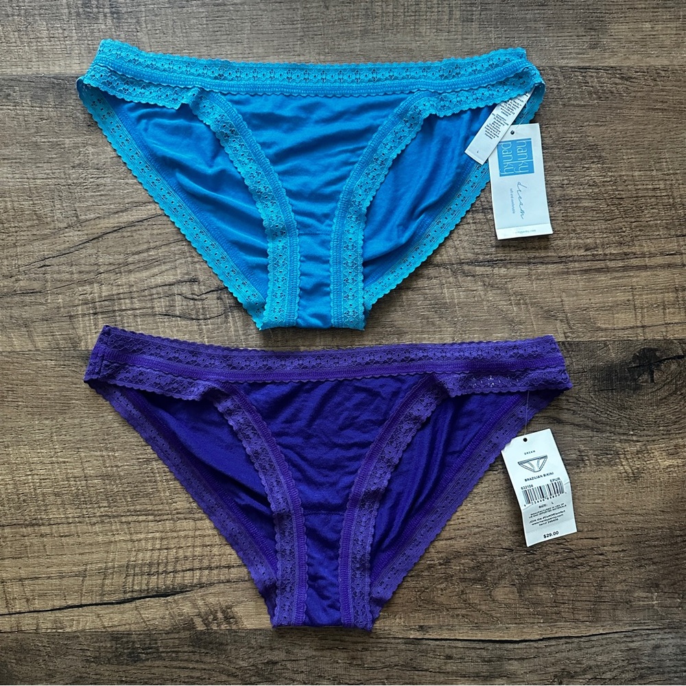 Hanky Panky Dream Line of Brazilian bikini ‘s in Blue & Purple New with tags